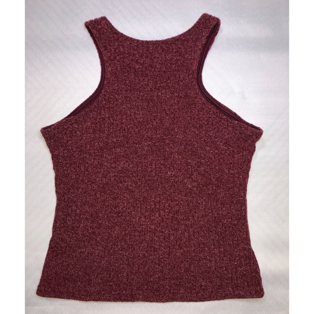 Red Ribbed Tank Top - Picture 2 of 2